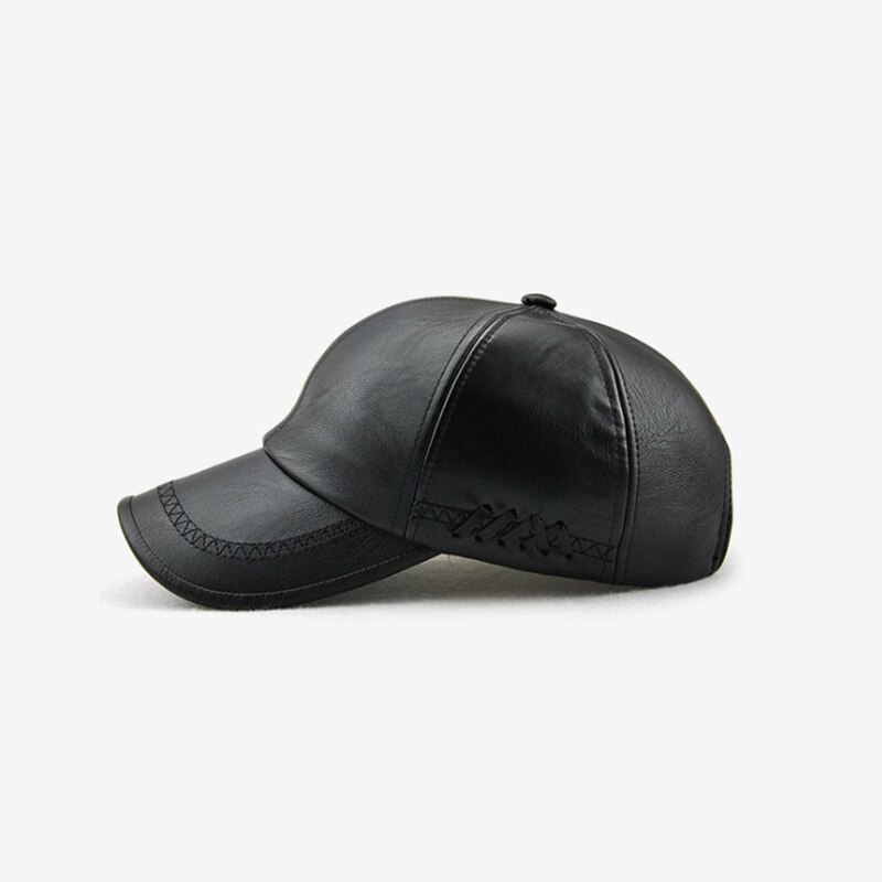 Winter Cap Pu Lederen Baseball Cap Mannen Snapback Hoed Casquette Gorras Para Hombre Mannen Trucker Mannelijke Hoed