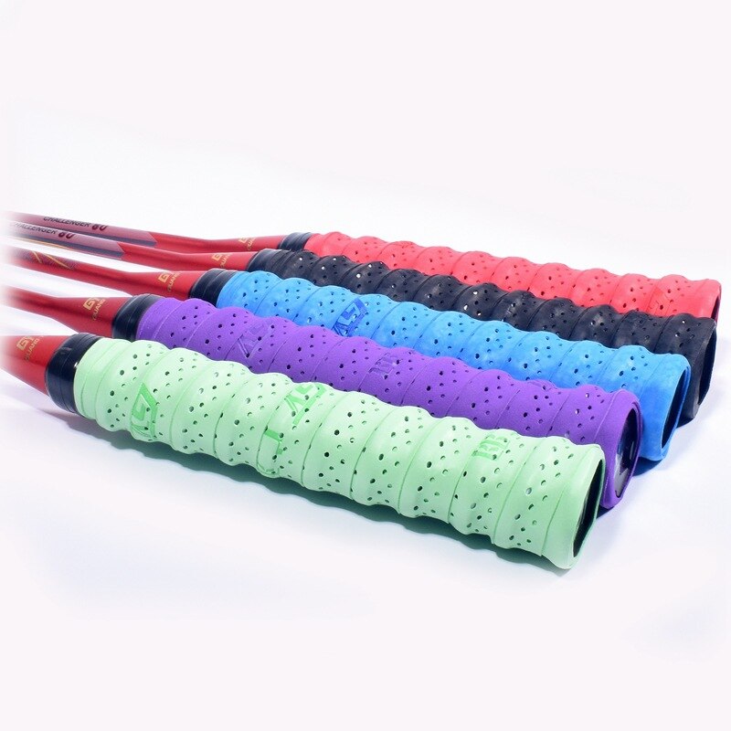 10 st / pack halkskydd övergrip tennis grepp racket tillbehör stötdämpare raquete de tennis badminton träning