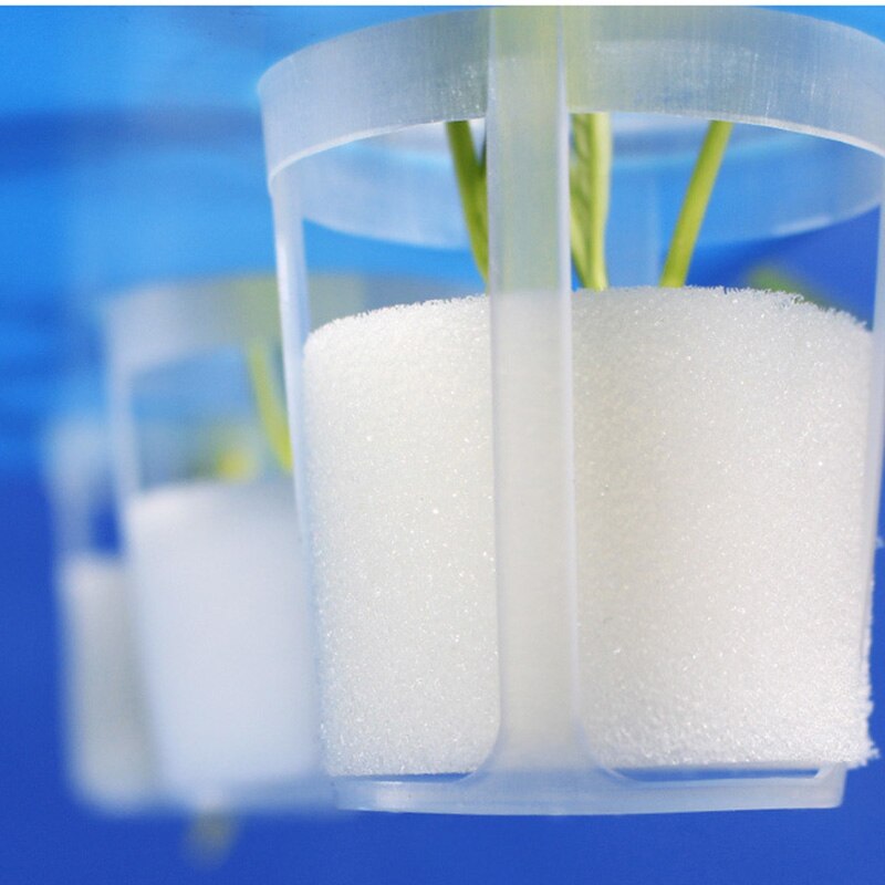 100 st trädgård plastnät koppar slitsade nät nät koppar plantering korg kopp set bred läpp hink korg för hydroponics usj 99