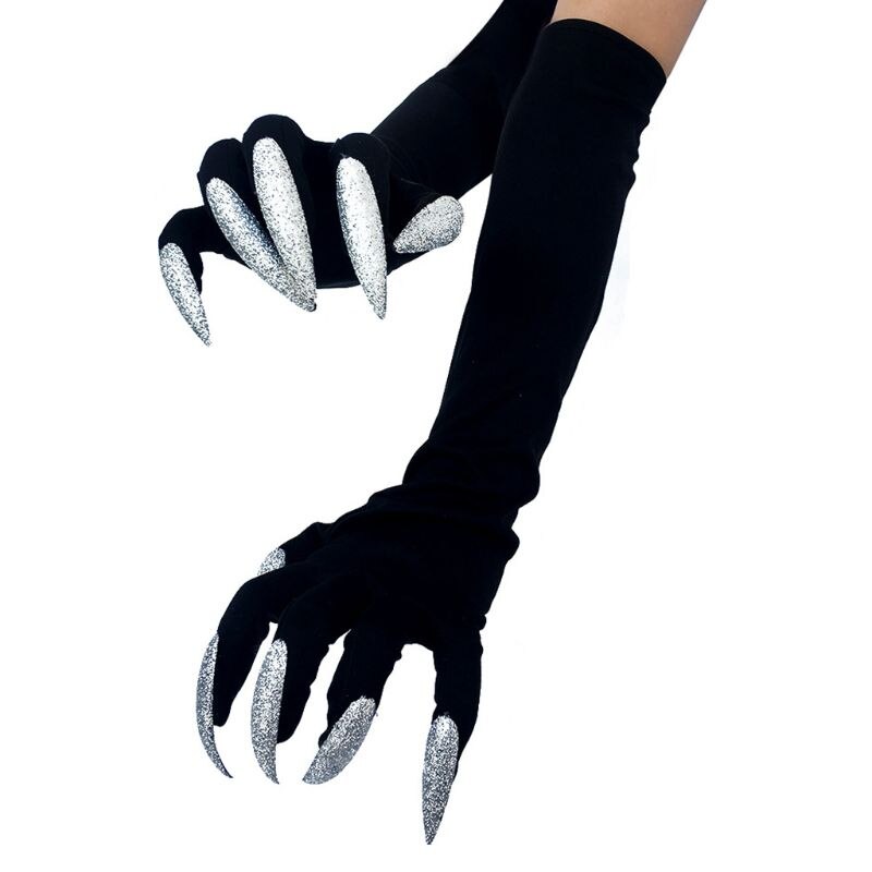 1 paire fantôme griffes gants Halloween effrayant déguisement accessoires Cosplay Festival accessoires