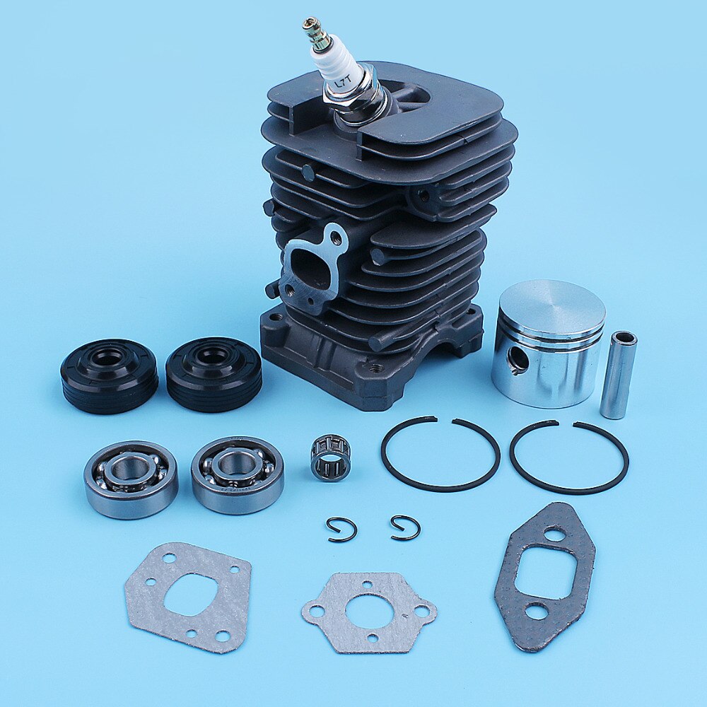 41mm cylinder stempel krumtap leje olietætning pakningssæt til mcculloch mac cat 335 338 435 436 438 440 444 udskiftning af motorsav