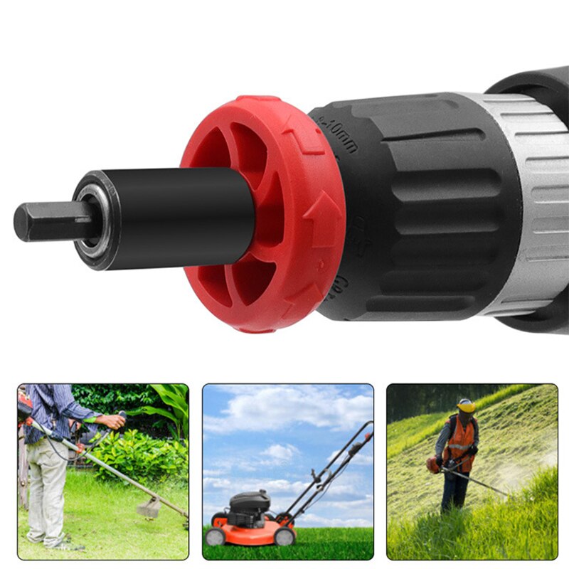 Gräsklippare starthjälp startmotor lättstartare borrbit motoradapter för trädgårdsredskap strängtrimmer adapterverktyg