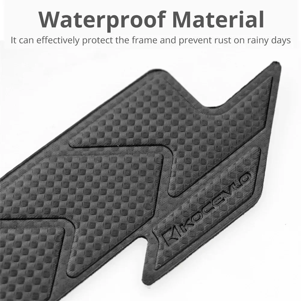 Voorkom Roest Fietsbeschermhoes Mtb Fiets Siliconen Ketting Geplaatst Afscherming Frame Krasbestendige Beschermer Fietsonderdelen