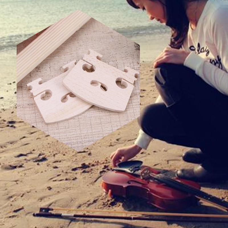 10Pcs Professionele Maple Hout 4/4 3/4 Viool Bruggen Viool Onderdelen