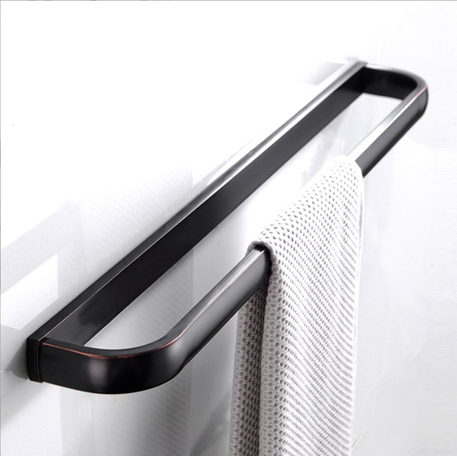 Messing Koper Materiaal Badkamer Handdoekenrek Handdoek Houder Bekerhouder Papier Rolhouder Plank Haak: single towel bar