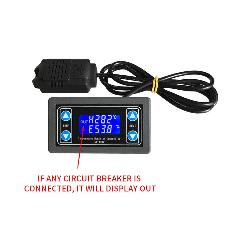 Digital Thermostat Humidity Controller Egg Incubator Temperature Humidity Controller 10A Direct Output Hygrometer Control