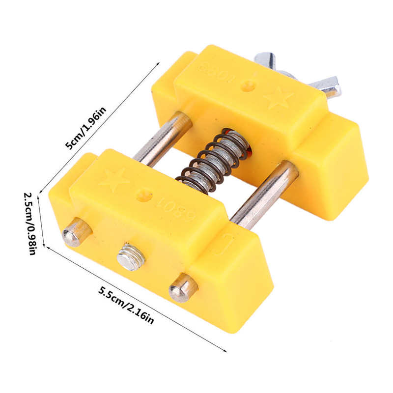 Mini Bench Vise Hobby Table Drill Press Craft Watch Jewelry Clamp Repair Tool Hand Tools Alloy and Plastic Bench Vise