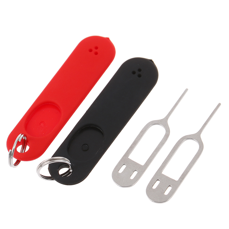 1Pcs 46*12Mm Universele Anti-Verloren Kaart Pin Sim Card Remover Lade Eject Tool Met Cover