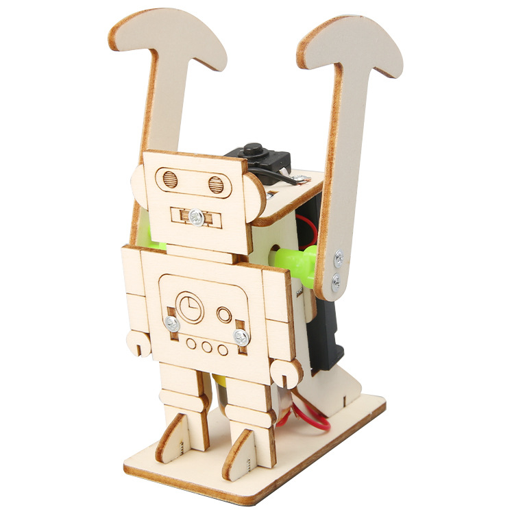 DIY Walking Robot Science and Technology Small Production Puzzle Experiment Toy Materials: Default Title