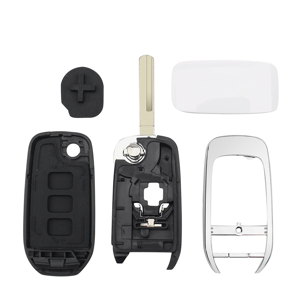 KEYYOU – coque de clé à rabat 3BTN, pour Renault Kadjar Captur, symbole Kaptur Megane Logan –