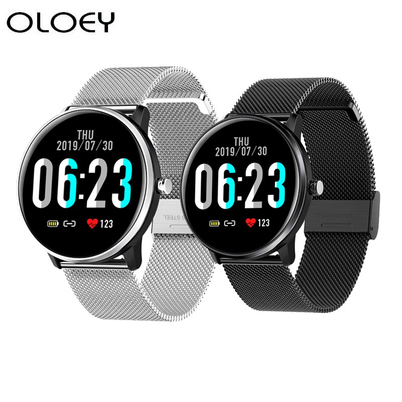 Smartwatch  mx6 heren dames fitness volledig scherm touch  ip68 waterdichte hartslagmeter bloeddrukmeter klok voor xiaomi huawei