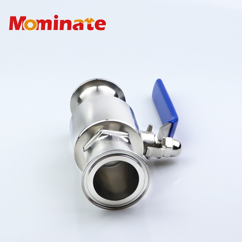 1.5" 2" Tri Clamp Ferrule OD 19mm 25mm 38mm 50.5mm 64mm 304 Stainless Steel Sanitary Ball Valve For Homebrew Diary 3/4“ 1" 2"