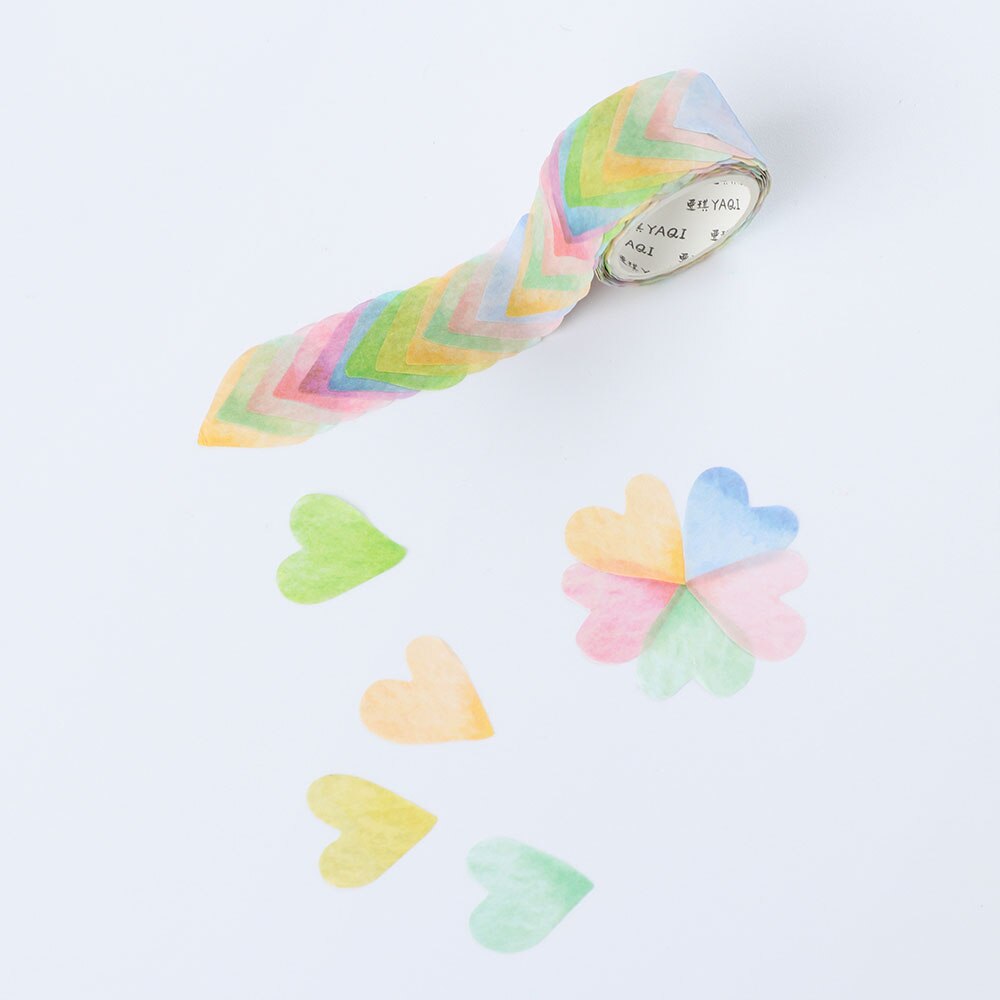 200PCS/Roll Flower Petals Washi Tape Decorative Masking Tape Fragrance Sakura Washi Tape Scrapbooking Diary Paper Stickers: 11