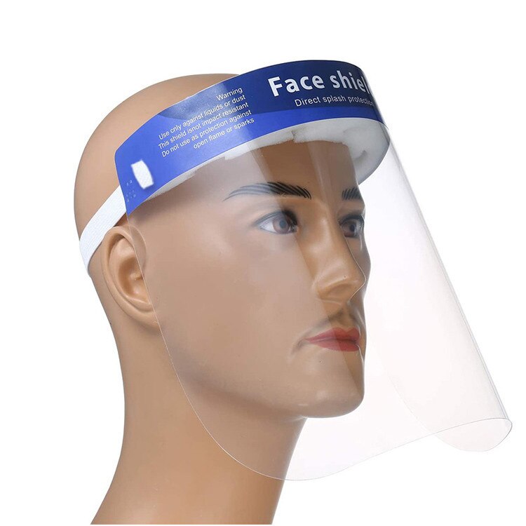 1Pcs Faceshield Transparent Full Face Cover Safety Protective Film Tool Anti-oil Anti-fog Kitchen Outside Use
