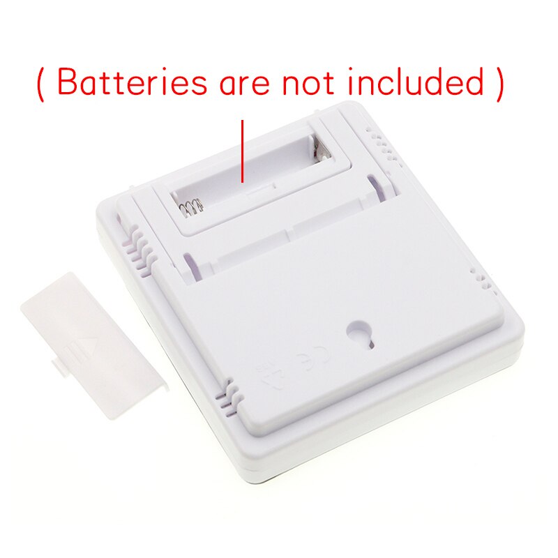 LCD Electronic Digital Temperature Humidity Meter Indoor Outdoor Thermometer Hygrometer Weather Station Clock HTC-1 HTC-2