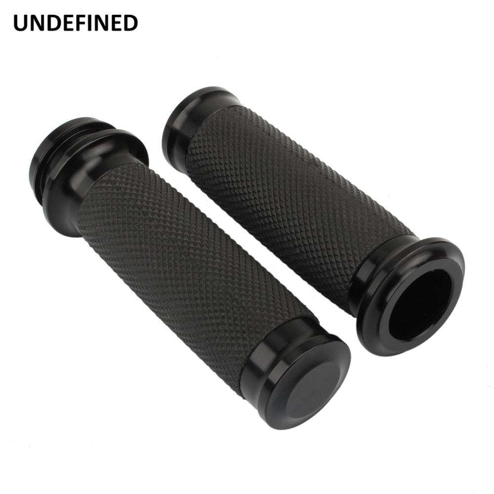 1&#39;&#39; Motorcycle Handle Grips Electronic Throttle 25mm Handlebar Grips for Harley Touring Road King Electra Tri Glide FLHR Dyna