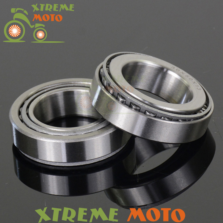 Steering Stem Head Race Bearings For Suzuki RM125 RM250 RMX250 1989-1990 Motocross Enduro Motorcycle Dirt Bike Off Road