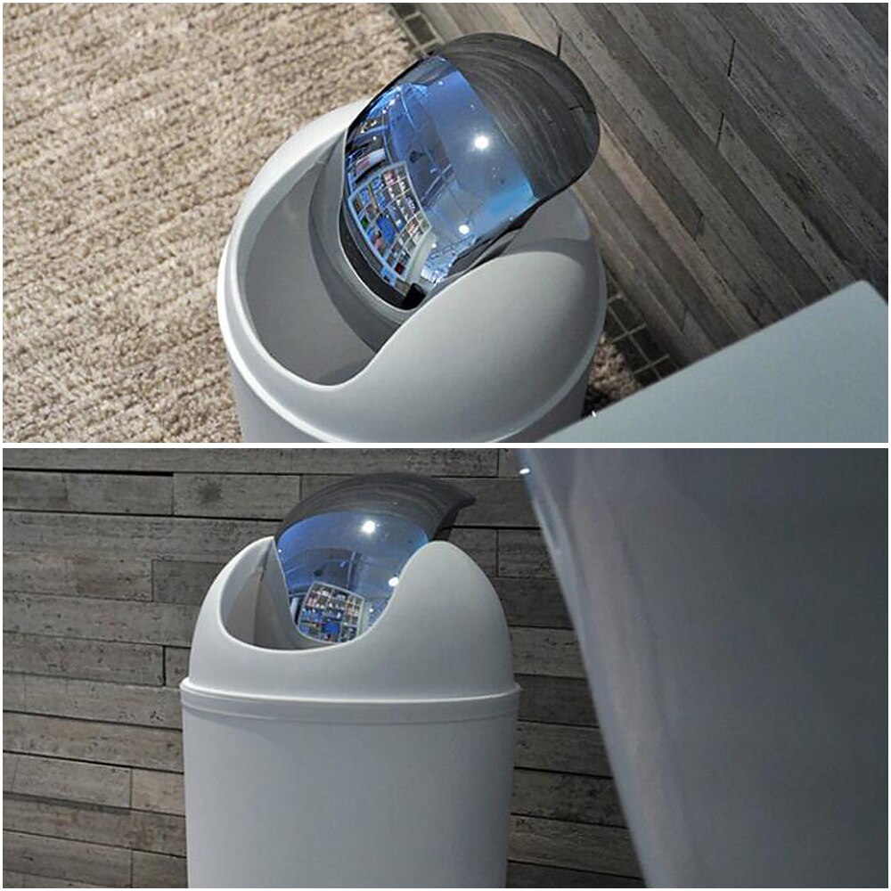 6Pcs Plastic Bathroom Accessories Set Soap Box Toothbrush Toothpaste Storage Rack Soap Dispenser Toilet Brush Trash Can