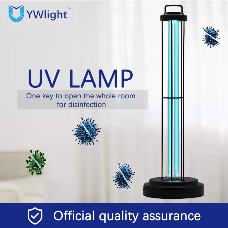 60W Quartz Lamp Sanitizing UVC Disinfection Ultraviolet Sterilizer Germicidal Sterilizing Lights 110V 220V UV for Classroom