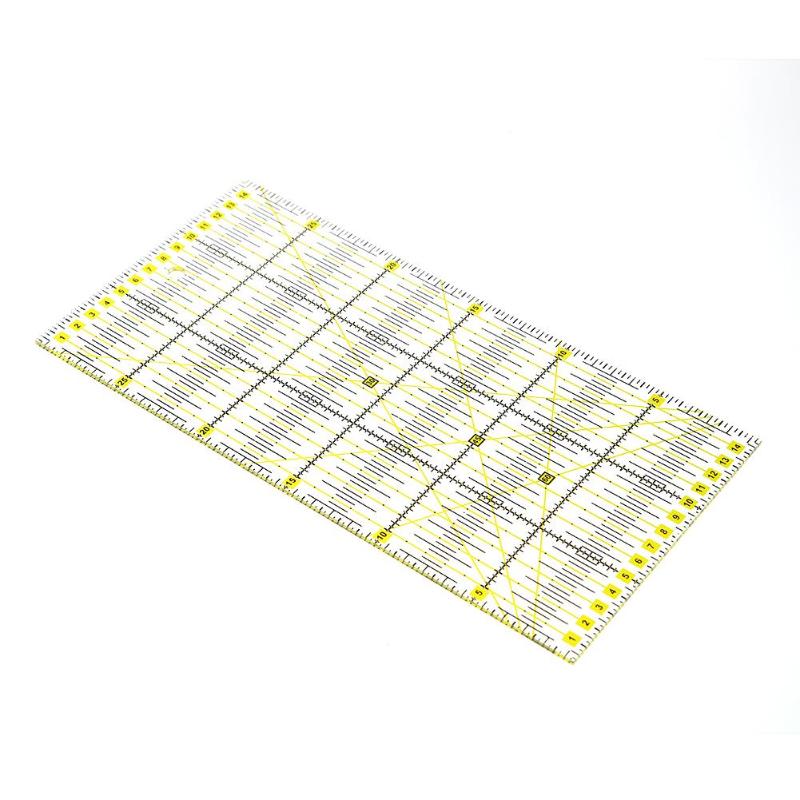 Sewing Craft Feet Tailor Yardstick Patchwork Garment Cutting Ruler Acrylic Material Measuring Tools Durable