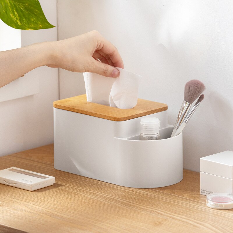 Home Kitchen Plastic Tissue Box Toilet Paper Holder Napkin Holder Case Simple Stylish Car Box Tissue Holders Tissue Boxes Holder