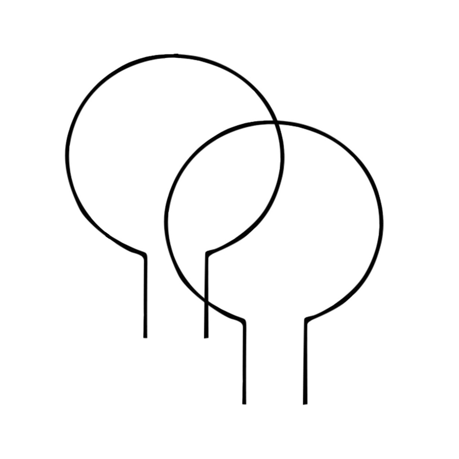 T# Metal Plant Frame Round Garden Frame For Climbing Plants Vine Vegetable Support Frame Anti-rust Garden Decoration: E