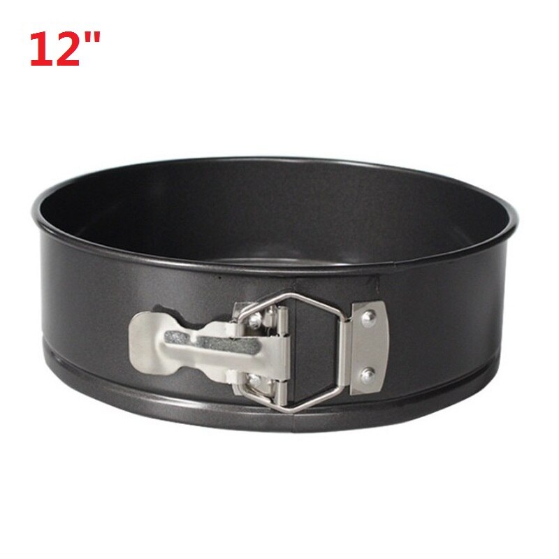 Verstelbare Mousse Ring Ronde Cakevormen Rvs Bakken Mallen Non-stick Metalen Bakken Pan Verwijderbare Bodem Taart Benodigdheden: 28cm