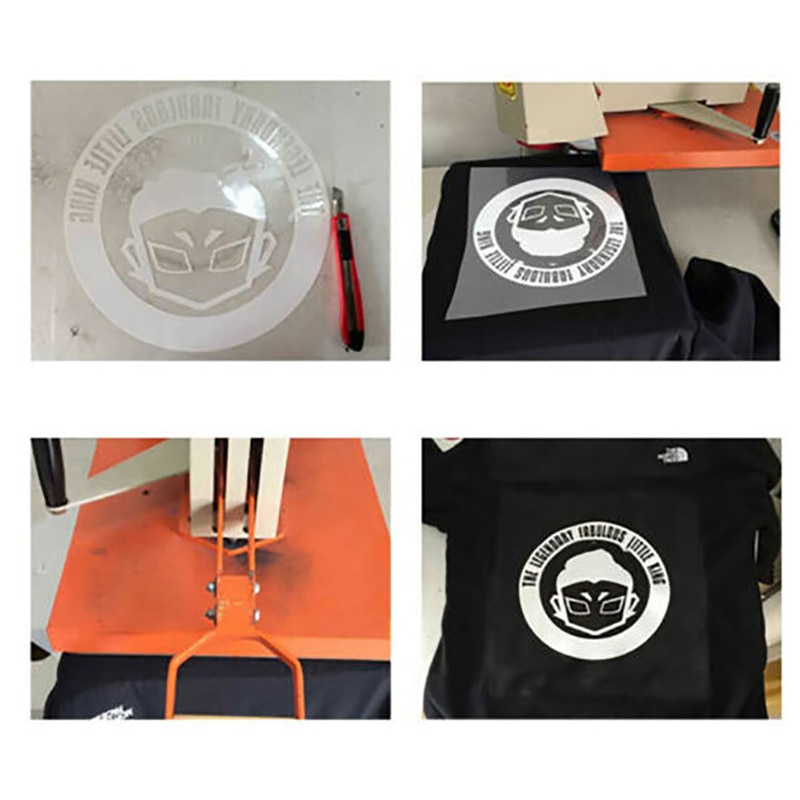 Premium T-Shirt Vinyl Heat Transfer Iron On Vinyl Garment Textile Cricut Film UK