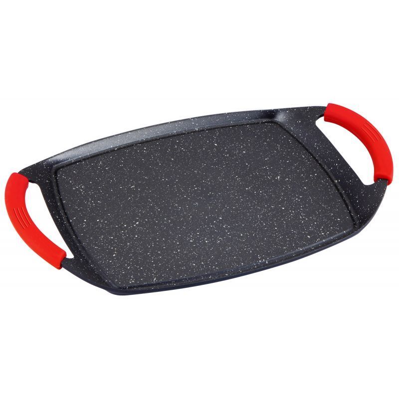 PLANCHA DE ASAR CON REVESTIMIENTO DE PIEDRA 36CM GAS INDUCCION TODO TIPO COCINAS