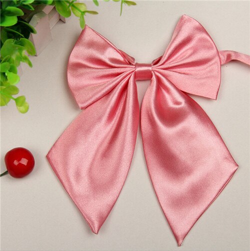 Bow Ties for Women Bowties Ladies Girls Trendy Style Bow Knot Neck Tie Cravat Casual Party Banquet Bow Tie: Pink