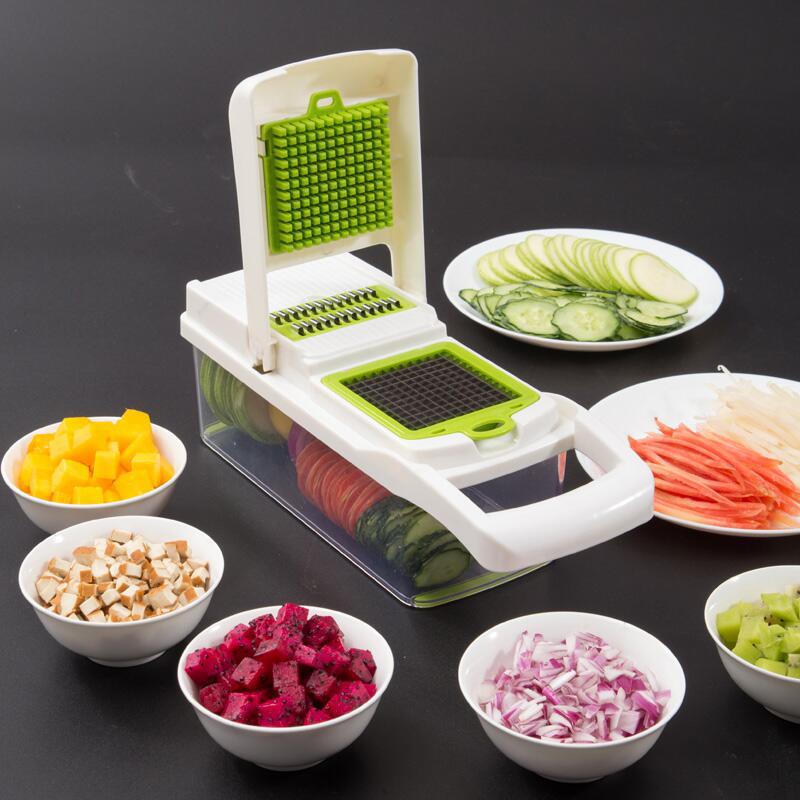 Household Manual ALL IN ONE superior nice vegetable Slicer Vegetable Salad Fruit Cutter Slicer Dicer Chopper
