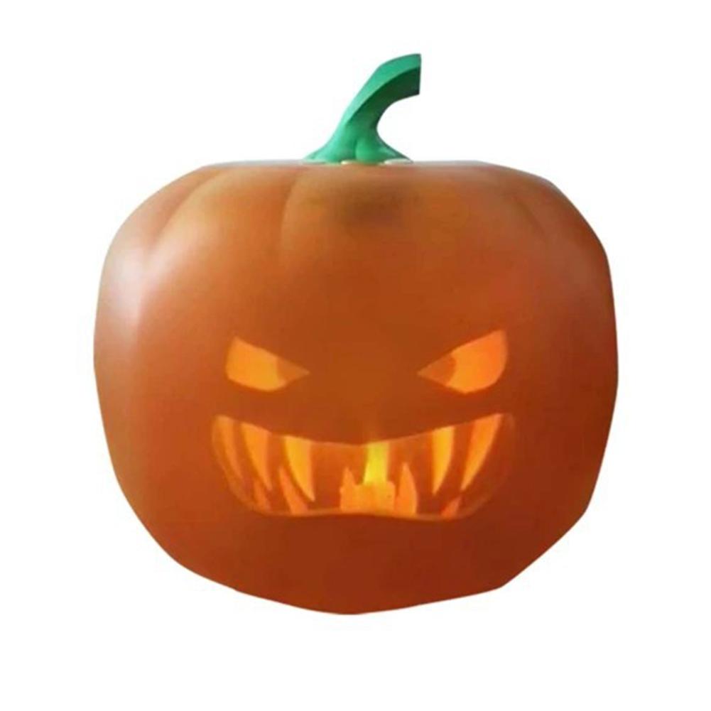 Spot calabaza linterna Halloween Flash hablando animado LED calabaza proyección lámpara para en casa calabaza linterna decoración del hogar: SCARY Pumpkin