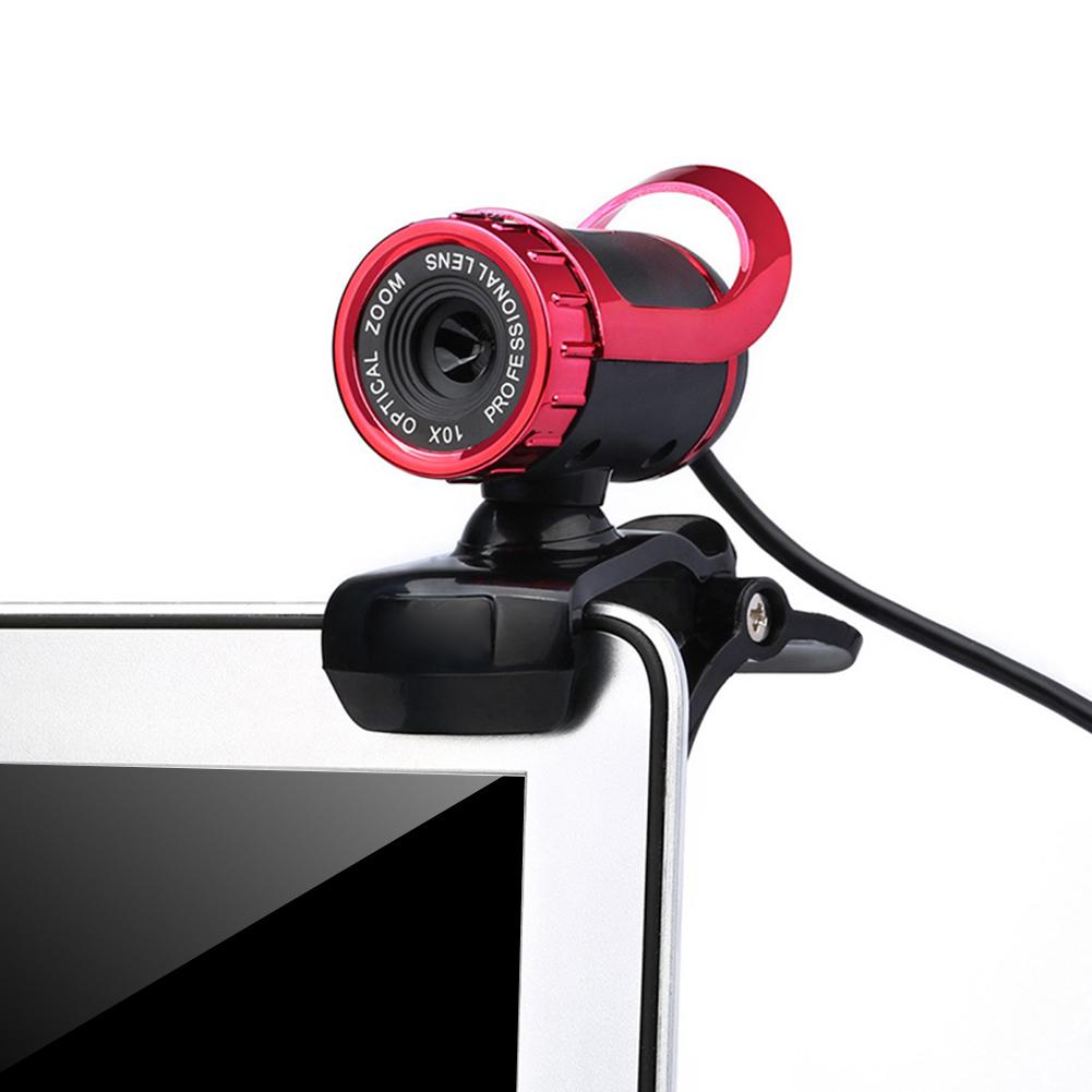 Usb 2.0 Webcam Camera Webcam Met Microfoon Voor Pc Desktop Computer Laptop Ingebouwde Microfoon Goede Geluidsabsorptie