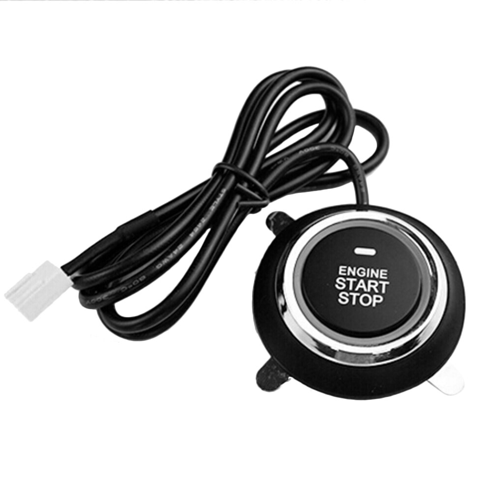 12V Auto Car Keyless Entry Start System One Start Stop Engine Push Button Vehicle Alarm PKE Remote Start Keyless Entry System
