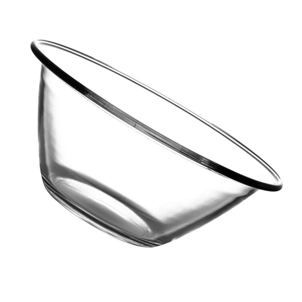 1pc tigela de salada de vidro transparente tigela de vidro tigela de frutas tigela de sobremesa de vidro