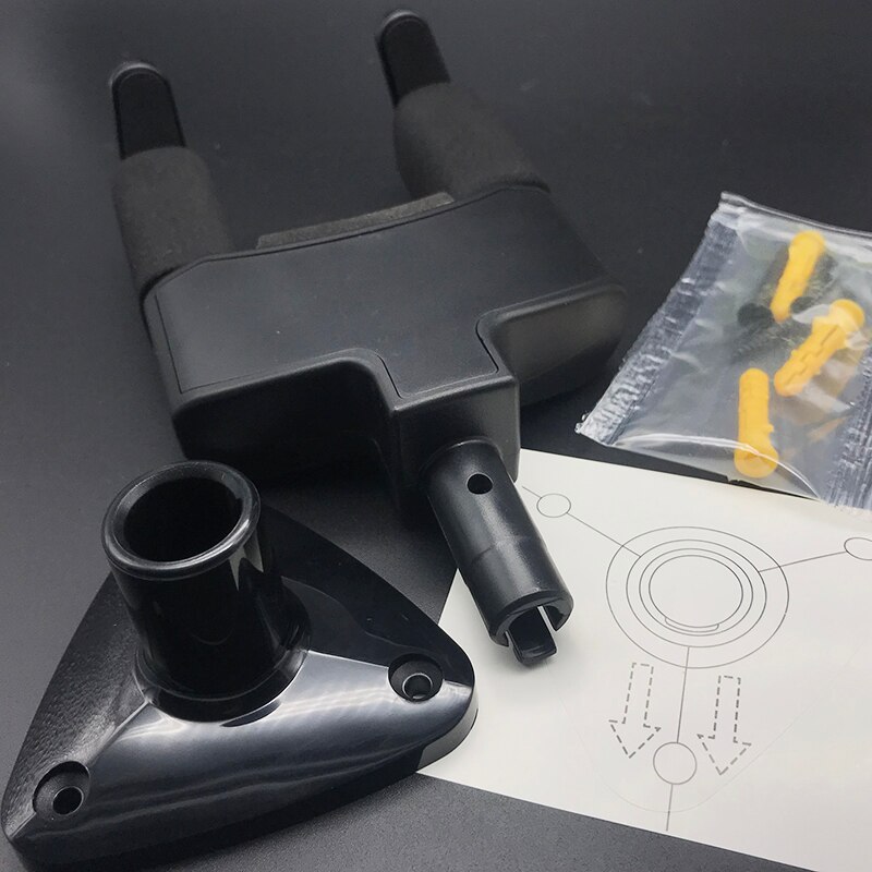 Guitar Hanger Bracket Accessories Auto Lock Bass Ukelele Easy Installation Universal Wall Stand Guitar Wall Mount Holder Black