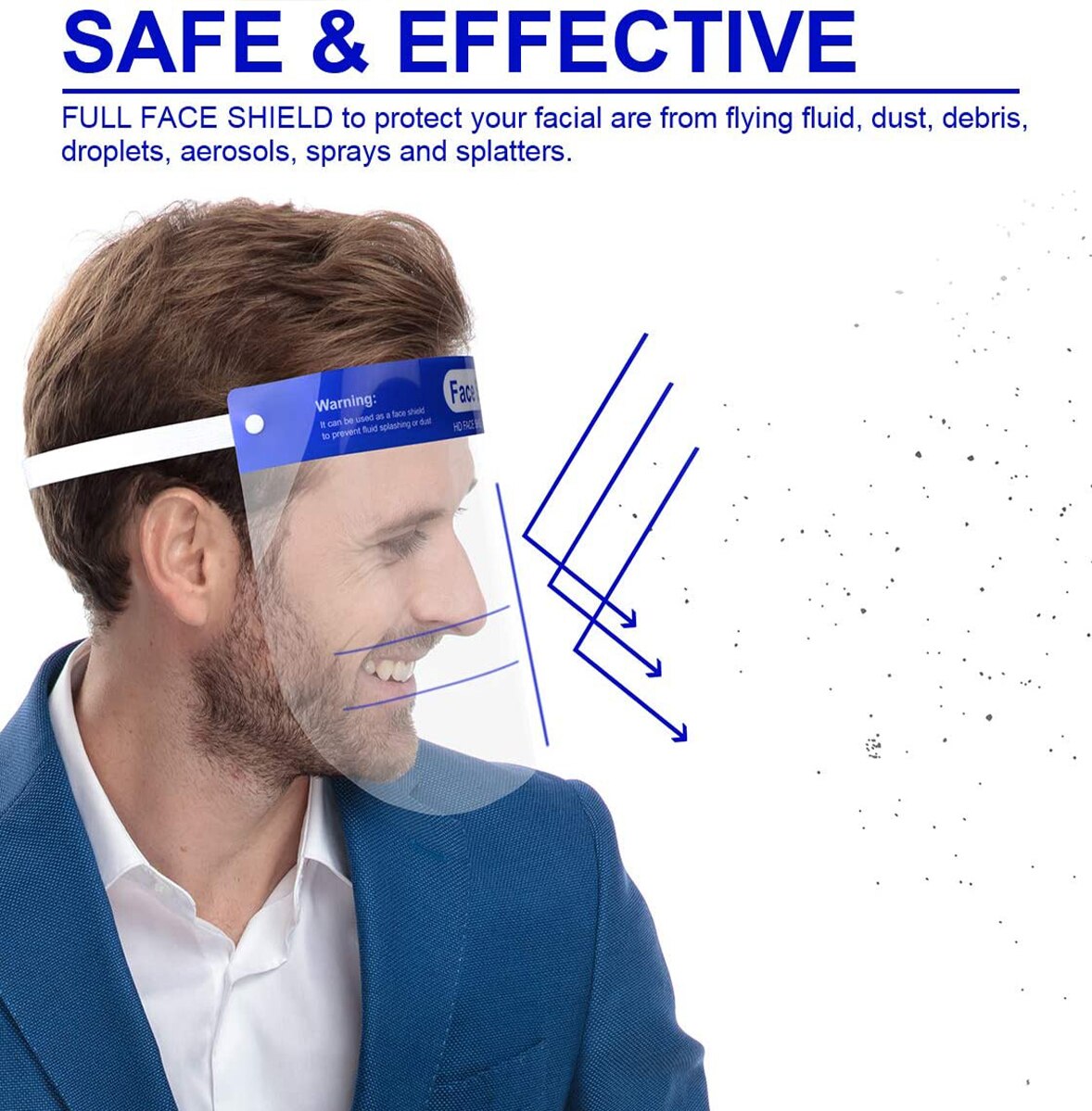 MissyChilli Unisex transparent sun protection hat summer hat transparent visor plastic visor face sun hat female cap