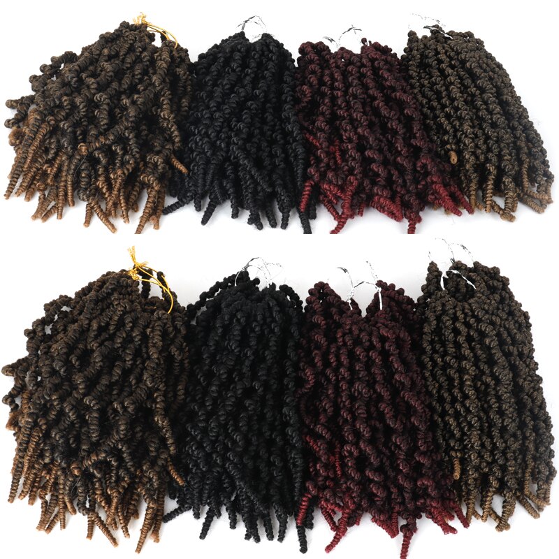 LISI chica pasión Twist pelo Crochet extensiones de trenzado trenzas de ganchillo sintéticas primavera Pelo trenzado para esponjoso