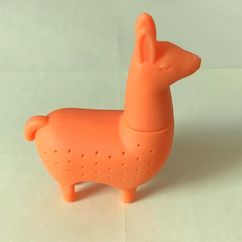 Caoutchouc de Silicone de catégorie comestible de filtre de thé d'alpaga de lama comme infuseur de thé