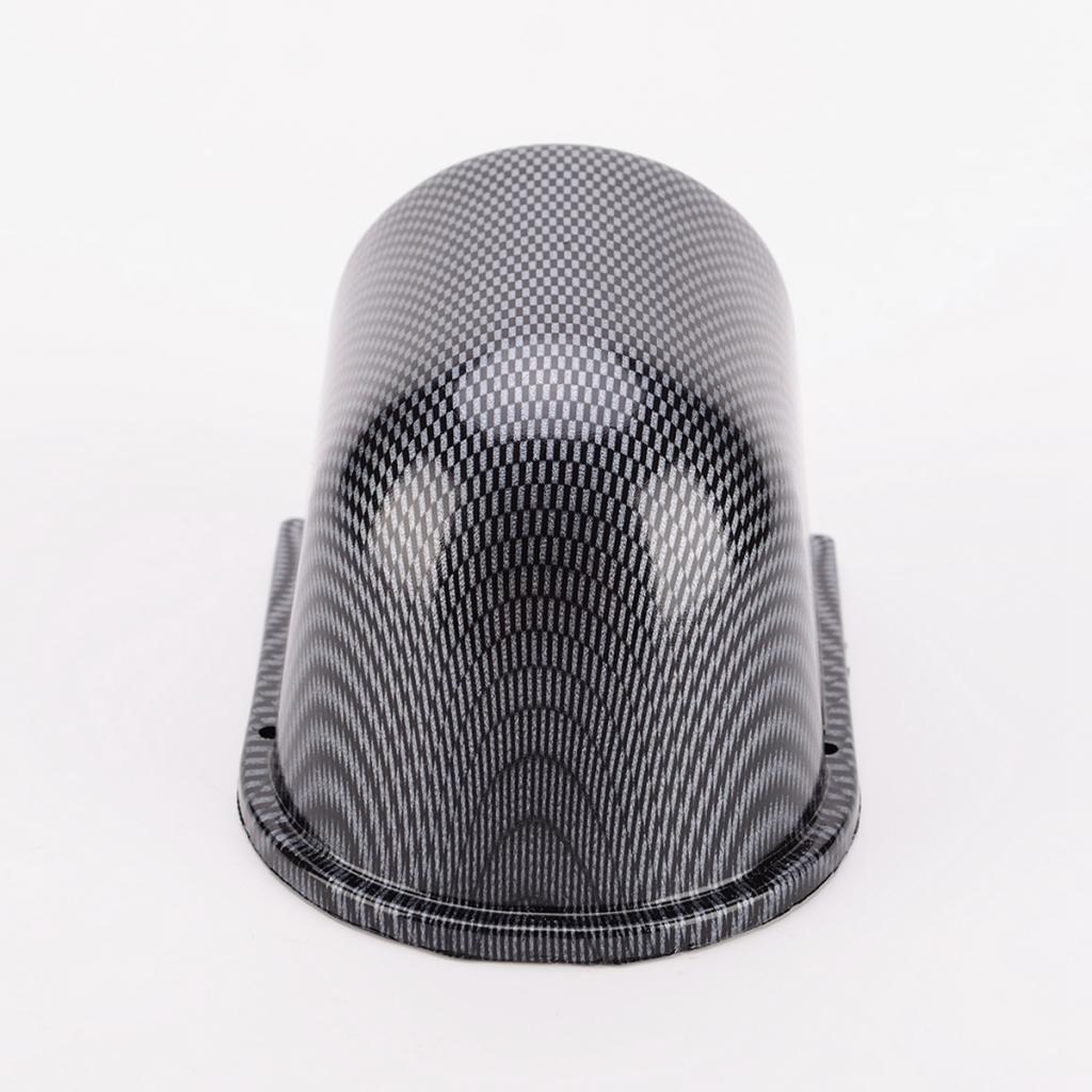 Car Carbon Fiber Universal Single Gauge Dash Pod with Dome Lip