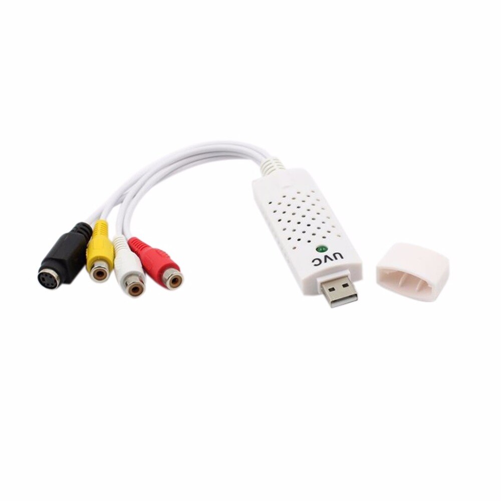 TV DVD VHS Adapter USB 2.0 Easycap USB Video zu erfassen Adapter Für Sieg7/8 Video zu erfassen Karte UVC Funktion