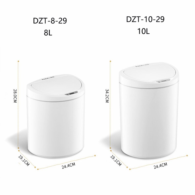 Ninestars Intelligente Inductie Prullenbak Geen Contact Voor Keuken Woonkamer Badkamer 8L/10L Van Xiaomiyoupin