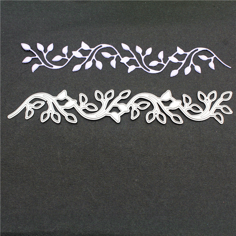 Kant Bladeren Decor Metalen Stansmessen Stencil Scrapbooking Embossing Album Stempel Papieren Kaart DIY Embossing Stencils