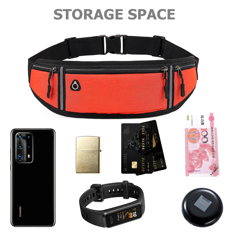 Professionele Hardloop Heuptas Sport Riem Etui Mobiele Telefoon Case Mannen Vrouwen Verborgen Tas Gym Sporttassen Hardloop Riem Taille Pack