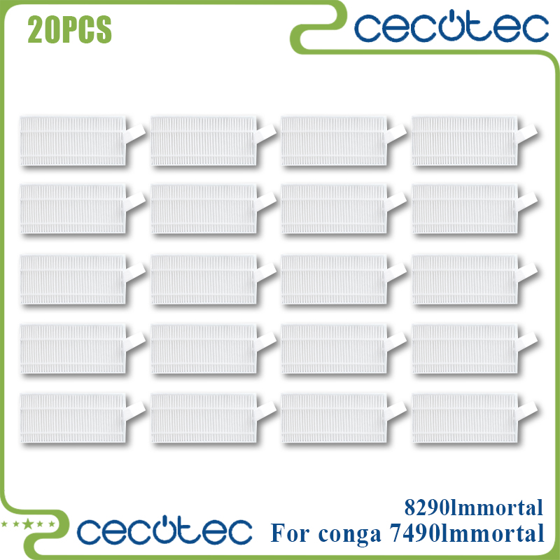 For Cecotec Conga Compatible 7490 Immortal / 8290 Immortal / Kabum Smart 900 Spare Parts Brush Mop Filter Dust Bag Accessories: Dark Khaki