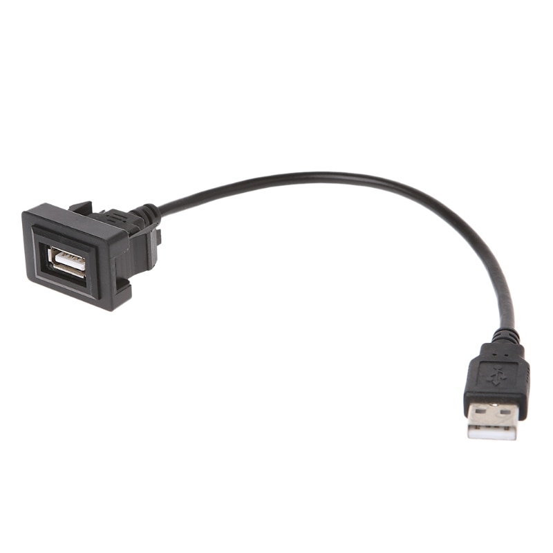 Cable de puerto USB AUX 12-24V Cable USB adaptador de carga para Toyota Vios/Corolla