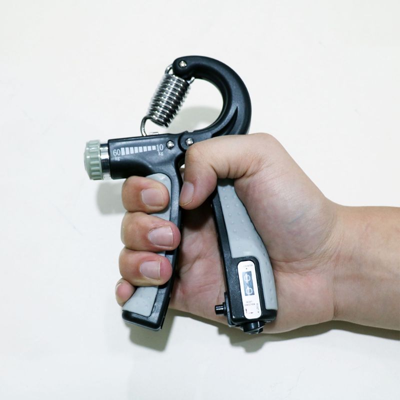Tælle håndgreb forstærker underarm greb træningssæt, justerbar modstand greb styrketræning r, finger motioner