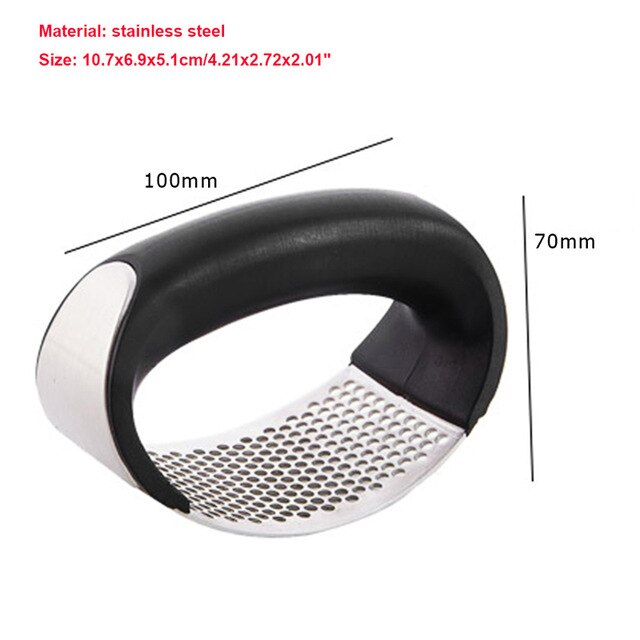 Presse-ail manuel multifonction courbe ail meulage trancheuse hachoir acier inoxydable ail Presses outil de cuisine Gadgets: 1