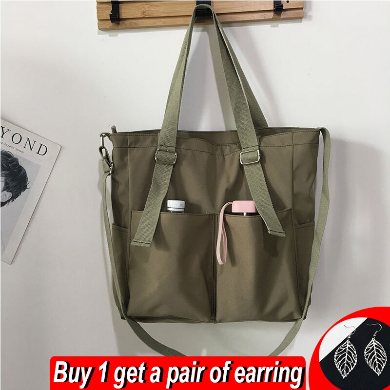 Oxford – sac à bandoulière multifonction pour femmes, sac seau étanche, fourre-tout en tissu de grande capacité, grand sac à main de voyage