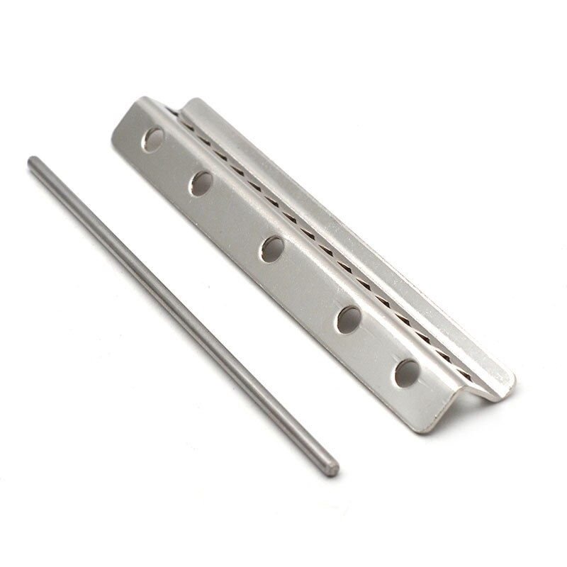 Piano pulgar Juego de llaves puente silla y 17 teclas de acero inoxidable para Piano de pulgar Kalimba DIY piezas de repuesto